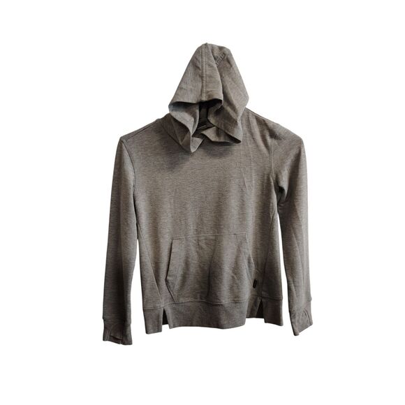 Eddie Bauer Kids Girls Small 7/8 Gray Long Sleeve Hoody Pullover - Picture 1 of 4
